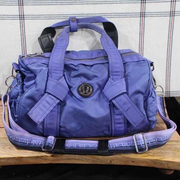 lululemon athletica Handbags - Lululemon DTB Purple Mini Duffle Bag